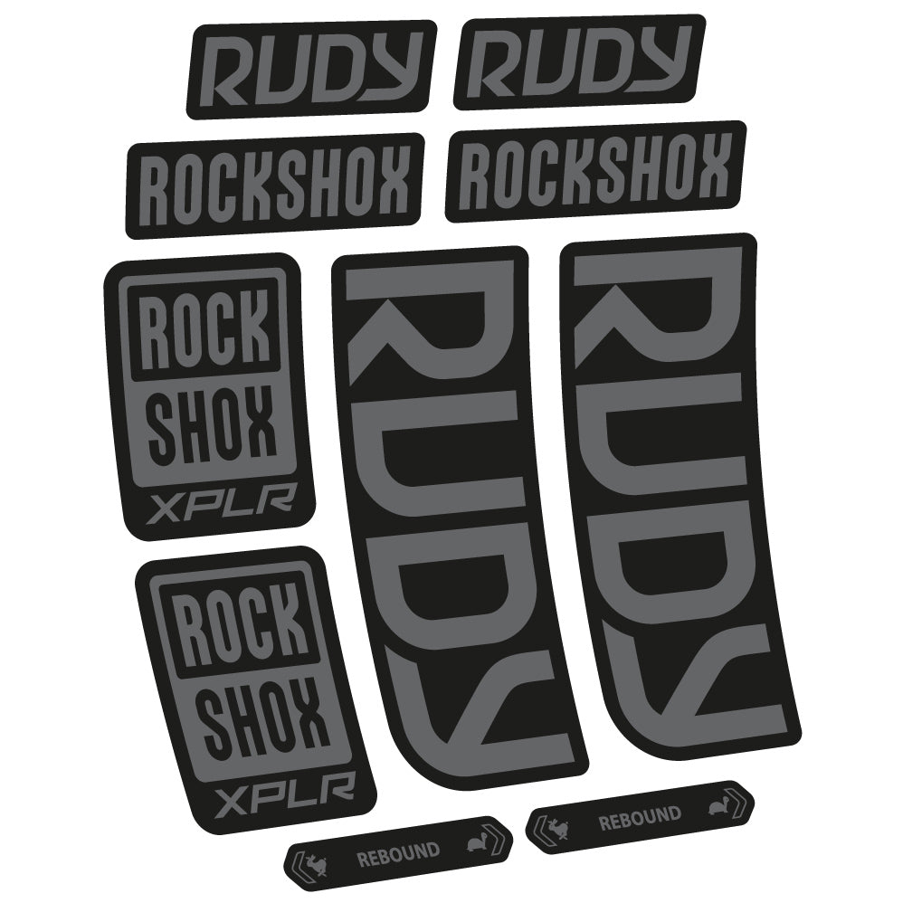 Decal RockShox Rudy 2023 Bike Fork sticker vinyl