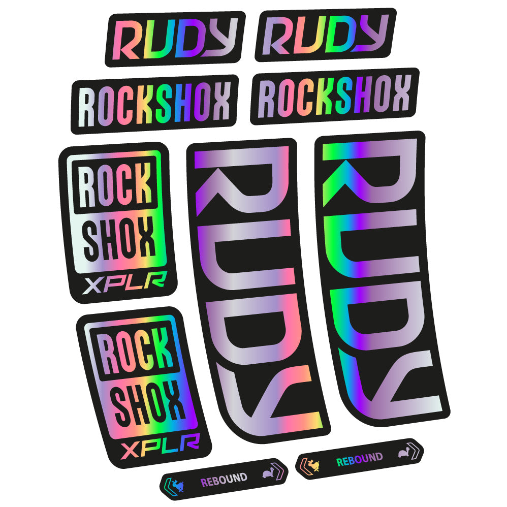 Decal RockShox Rudy 2023 Bike Fork sticker vinyl
