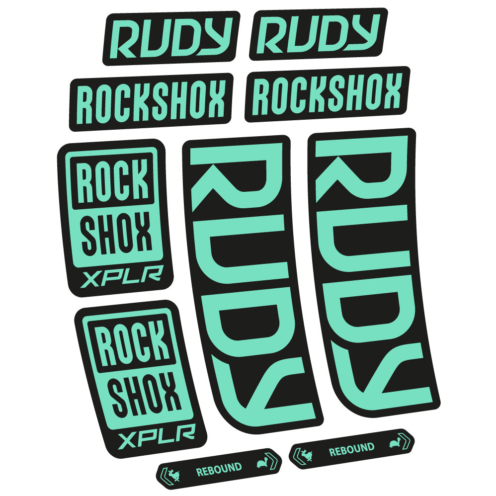 Decal RockShox Rudy 2023 Bike Fork sticker vinyl