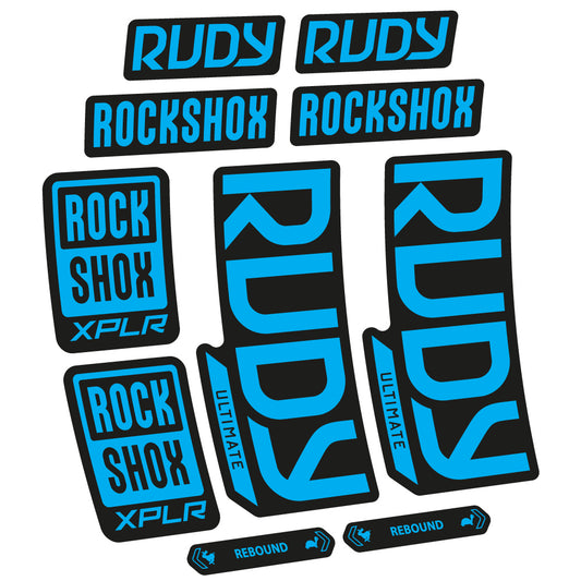 Decal RockShox Rudy Ultimate 2023 Bike Fork sticker vinyl