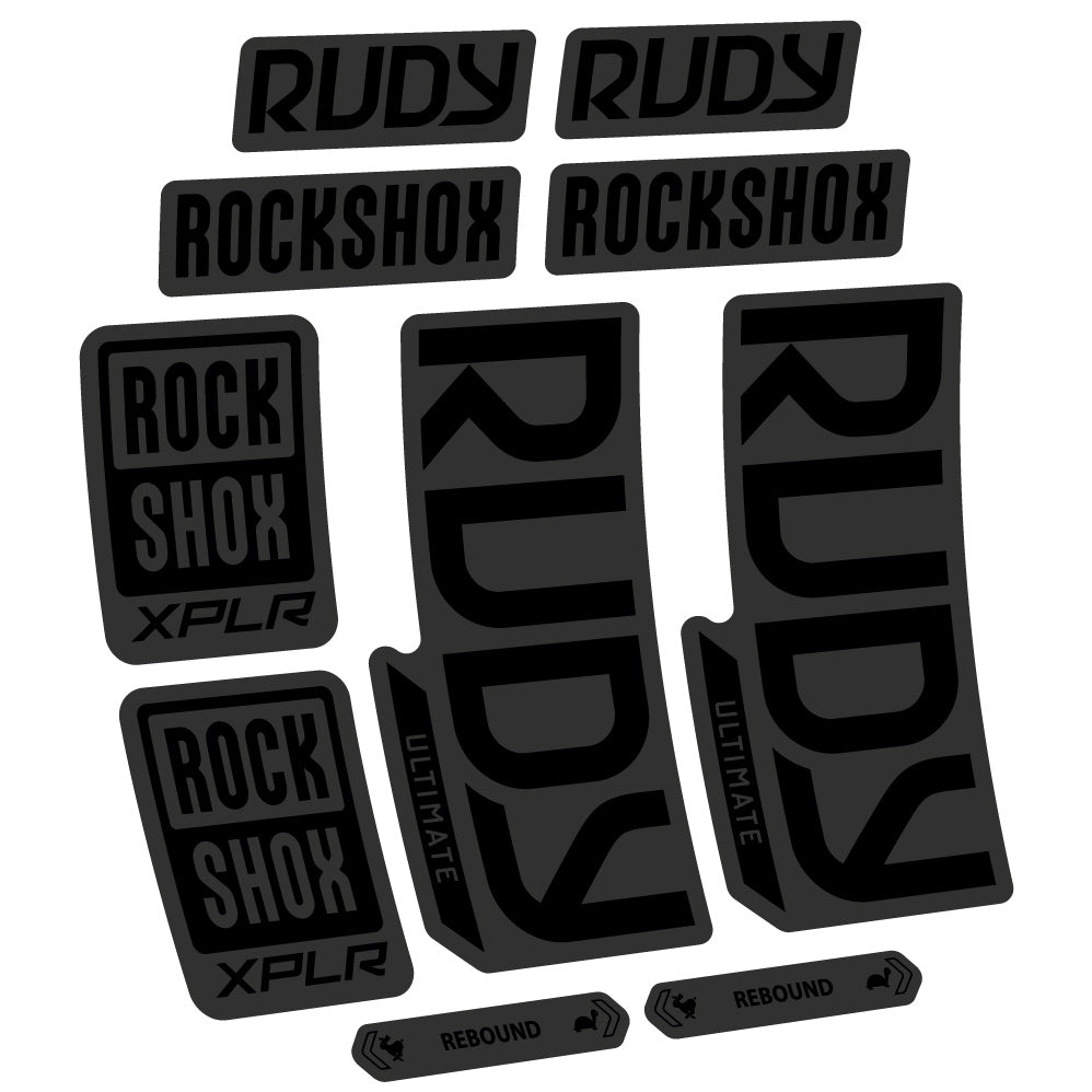 Decal RockShox Rudy Ultimate 2023 Bike Fork sticker vinyl