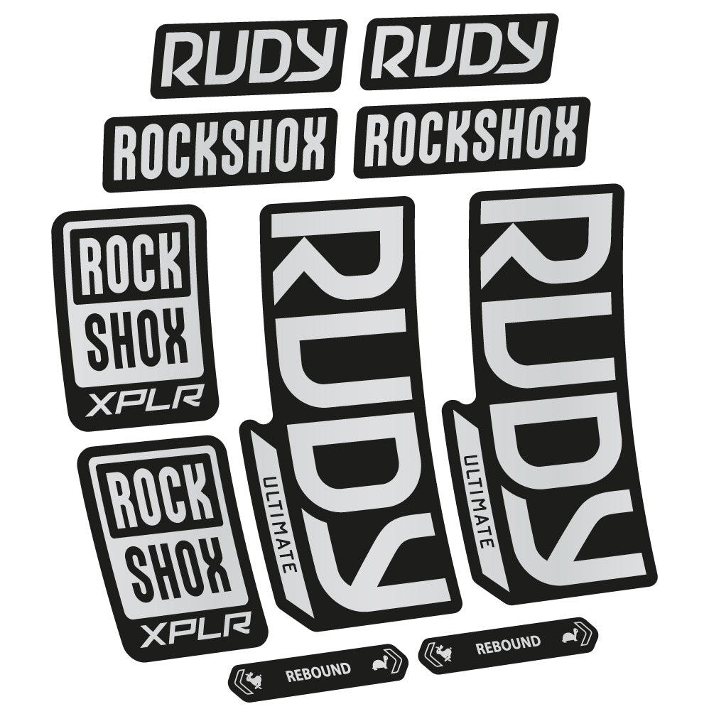 Decal RockShox Rudy Ultimate 2023 Bike Fork sticker vinyl