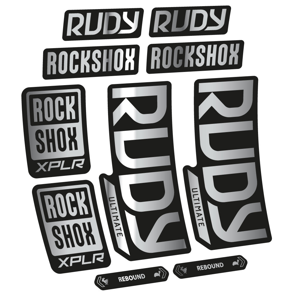 Decal RockShox Rudy Ultimate 2023 Bike Fork sticker vinyl