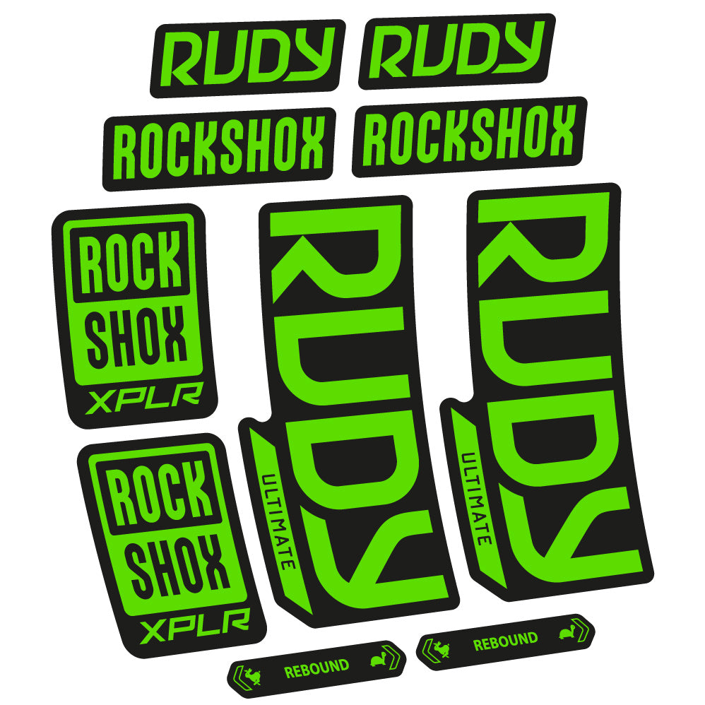 Decal RockShox Rudy Ultimate 2023 Bike Fork sticker vinyl