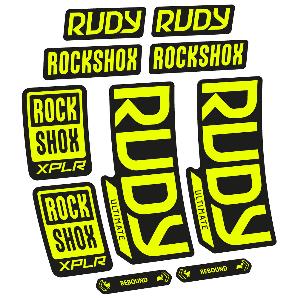 Decal RockShox Rudy Ultimate 2023 Bike Fork sticker vinyl