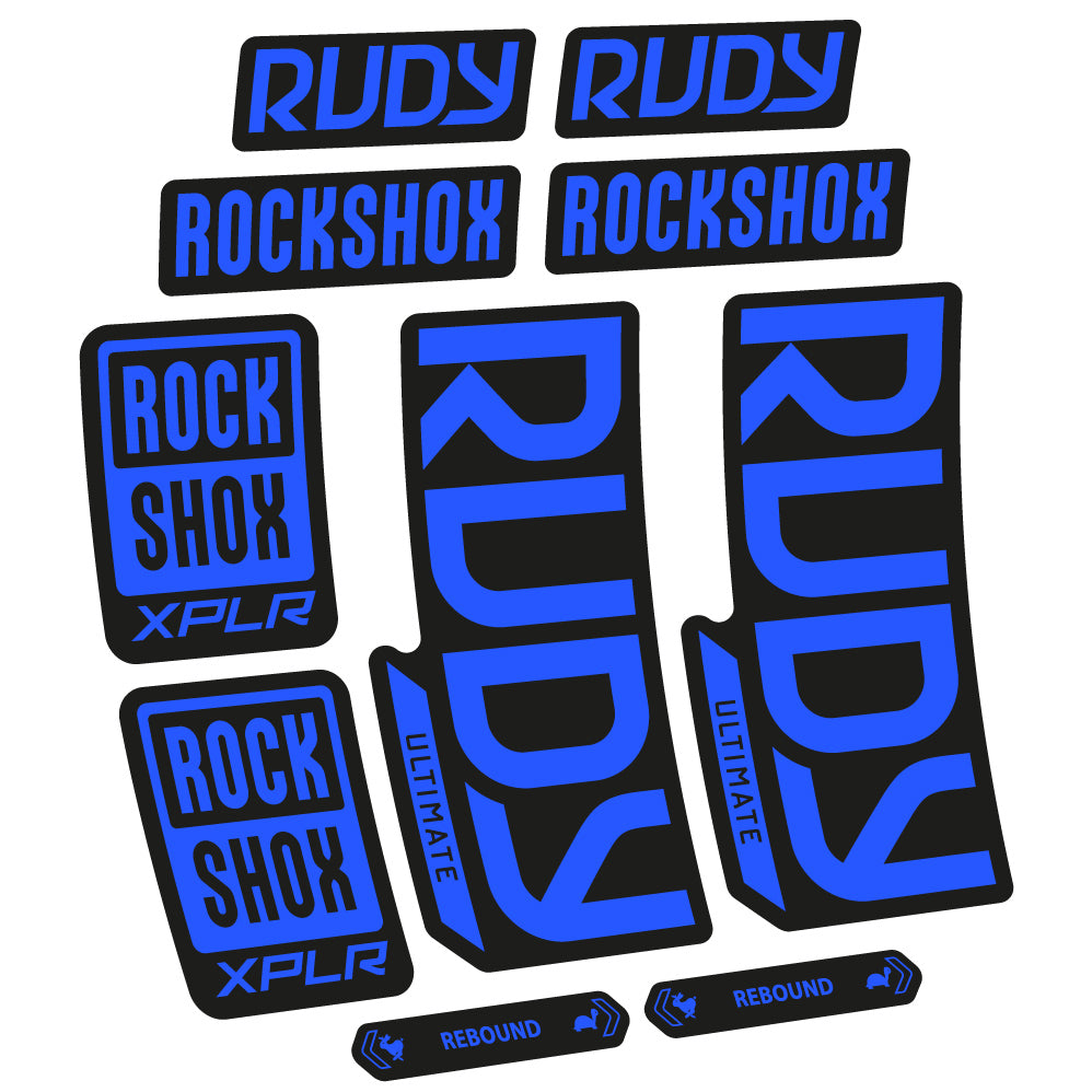 Decal RockShox Rudy Ultimate 2023 Bike Fork sticker vinyl