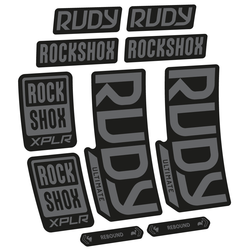 Decal RockShox Rudy Ultimate 2023 Bike Fork sticker vinyl
