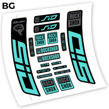 Load image into Gallery viewer, Decal, Rock Shox Sid Brain 2021, Bike Fork, sticker vinyl
