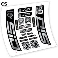 Load image into Gallery viewer, Decal, Rock Shox Sid Brain 2021, Bike Fork, sticker vinyl
