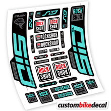 Load image into Gallery viewer, Decal SidBrain Ulitimate 2021, Bike Fork, sticker vinyl
