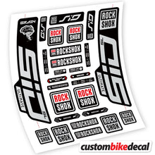 Load image into Gallery viewer, Decal SidBrain Ulitimate 2021, Bike Fork, sticker vinyl
