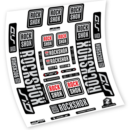 Decal Rock Shox Sid 2018 - 2019, Bike Fork, sticker vinyl