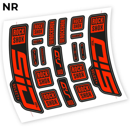Decal Rock Shox Sid Select SL 2021, Bike Fork 29, sticker vinyl