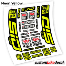 Load image into Gallery viewer, Decal, Rock Shox Sid Select SL 2021, Bike Fork Sticker Vinyl
