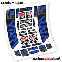 Load image into Gallery viewer, Decal, Rock Shox Yari 2021, Bike Fork Sticker Vinyl
