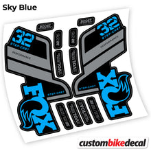 Load image into Gallery viewer, Decal, Fox 32 SC Performance Step Cast 2021, Bike Fork Sticker vinyl
