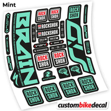 Load image into Gallery viewer, Decal,, Rock Shox Sid Brain Ultimate, Bike Fork Sticker Vinyl
