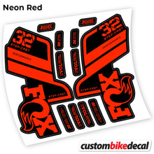 Load image into Gallery viewer, Decal, Fox 32 SC Performance Step Cast 2021, Bike Fork Sticker vinyl
