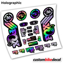 Load image into Gallery viewer, Decal. Fox 36 Performance 2016, Bike Fork Sticker Vinyl
