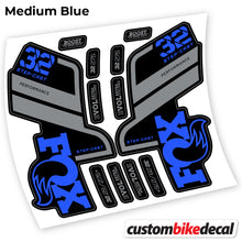 Load image into Gallery viewer, Decal, Fox 32 SC Performance Step Cast 2021, Bike Fork Sticker vinyl
