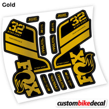 Load image into Gallery viewer, Decal, Fox 32 SC Performance Step Cast 2021, Bike Fork Sticker vinyl
