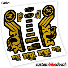 Load image into Gallery viewer, Decal, Fox 32 Performance 2016, Bike Fork Sticker Vinyl
