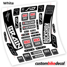 Load image into Gallery viewer, Decal, Rock Shox Sid Brain 2018, Bike Fork Sticker Vinyl
