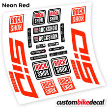 Load image into Gallery viewer, Decal, Rock Shox Sid Ultimate 2021, Bike Fork Sticker Vinyl
