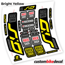 Load image into Gallery viewer, Decal, Rock Shox Sid Ultimate 2020, Bike Fork Sticker Vinyl
