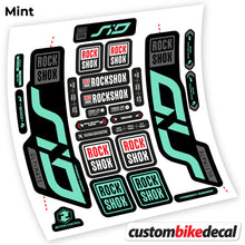 Load image into Gallery viewer, Decal, Rock Shox Sid Ultimate 2020, Bike Fork Sticker Vinyl
