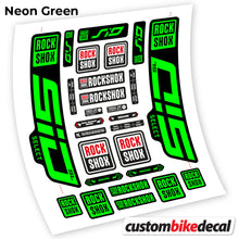 Load image into Gallery viewer, Decal, Rock Shox Sid Select SL 2021, Bike Fork Sticker Vinyl
