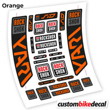 Load image into Gallery viewer, Decal, Rock Shox Yari 2021, Bike Fork Sticker Vinyl
