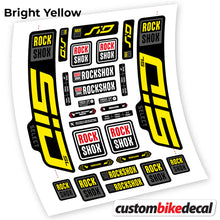 Load image into Gallery viewer, Decal, Rock Shox Sid Select SL 2021, Bike Fork Sticker Vinyl
