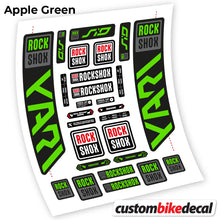 Load image into Gallery viewer, Decal, Rock Shox Yari 2021, Bike Fork Sticker Vinyl
