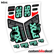 Load image into Gallery viewer, Decal, Fox 36 Performance Elite 2021, Bike Fork Sticker Vinyl
