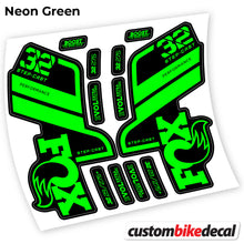 Load image into Gallery viewer, Decal, Fox 32 SC Performance Step Cast 2021, Bike Fork Sticker vinyl
