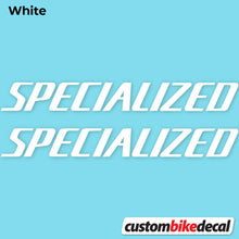 Load image into Gallery viewer, Decal, Specialized, Bike Frame Sticker Vinyl
