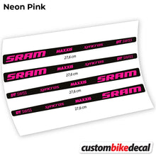 Load image into Gallery viewer, Decal, Sram DT Swiss Maxxis Syncross Sticker Vinyl
