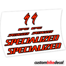 Load image into Gallery viewer, Decal Specialized Epic Expert Carbon 2020, Frame Sticker vinyl
