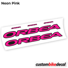 Load image into Gallery viewer, Decal, Orbea Oiz 2020, Bike Frame Sticker Vinyl
