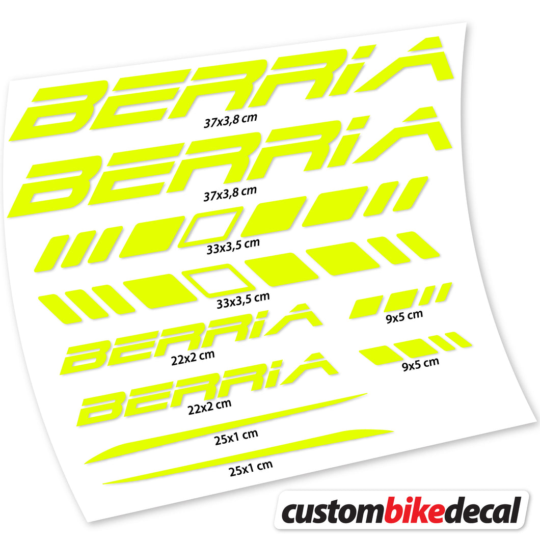 Decal Berria, Frame Sticker vinyl