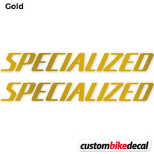 Load image into Gallery viewer, Decal, Specialized, Bike Frame Sticker Vinyl
