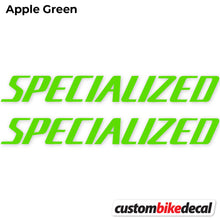 Load image into Gallery viewer, Decal, Specialized, Bike Frame Sticker Vinyl
