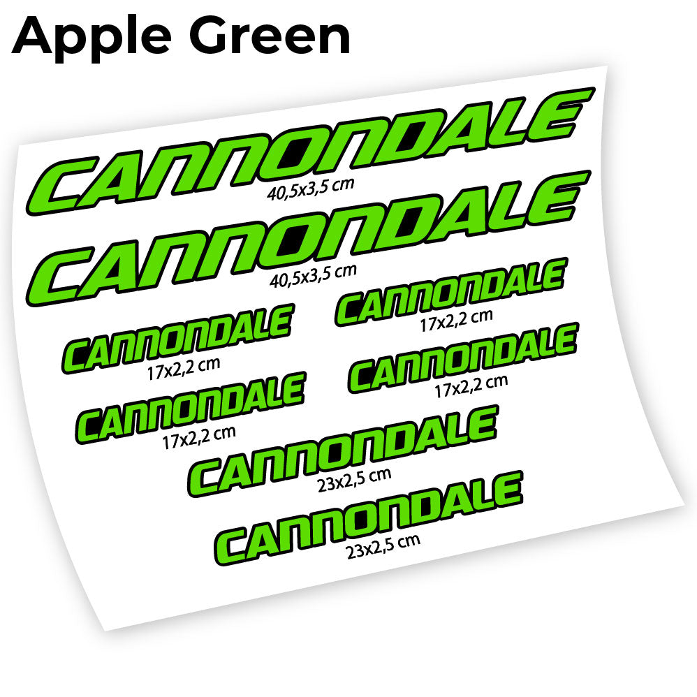 Aufkleber Cannondale, Rahmenaufkleber Vinyl