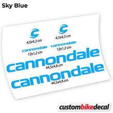 Load image into Gallery viewer, Decal, Cannondale, Bike Frame, Sticker Vinyl
