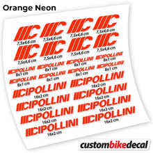 Load image into Gallery viewer, Decal Cipollini, Frame sticker vinyl

