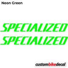 Load image into Gallery viewer, Decal, Specialized, Bike Frame Sticker Vinyl
