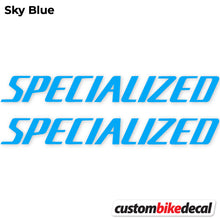 Load image into Gallery viewer, Decal, Specialized, Bike Frame Sticker Vinyl
