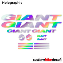 Load image into Gallery viewer, Decal, GIANT, Frame, Bike Sticker vinyl
