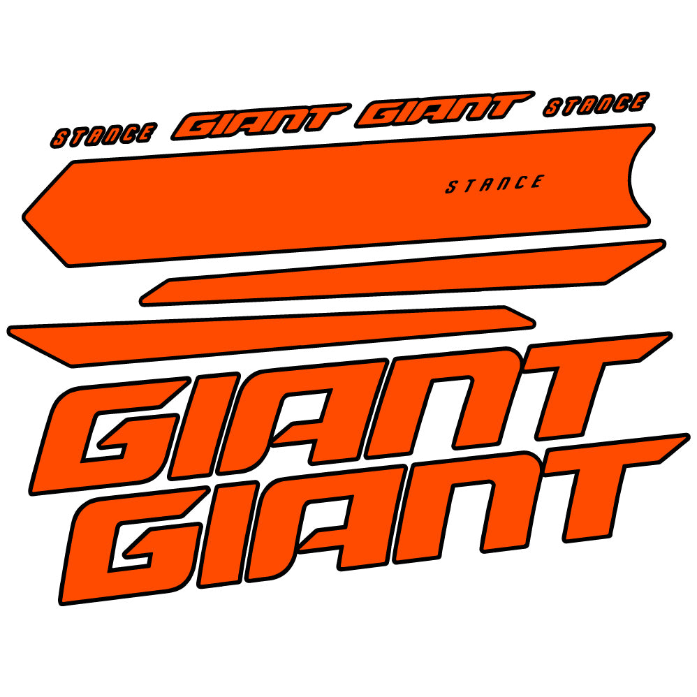 Aufkleber Giant Stance 2021, Rahmen, Sticker Vinyl